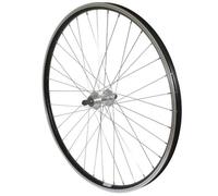 P2R Roue VTT 26" Arrière Alu Noir Double paroi Moyeu alu Roue libre 7-6V Blocage