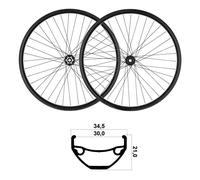 Roues 27,5 30Mm Mtb Tlr Shimano Sur Roulements 10/11/12V (Paire) 305592200 MV-TE