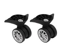 Roues à Bagages de 1 Paire, Roues de Valise Roues Roues Roues Nylon Nylon Bagages pivotants Rouleaux à Rouleaux pour Le Voyage de Mise à Niveau de Remplacement