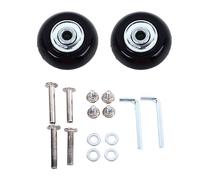 Roues à bagages Flexible Rotation Rotation Ultra Quiet Strong Strong Rubbercase Caster pour le remplacement (1,57x0.71In)