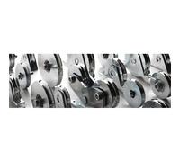 Roues à gorge triangulaire 300V - 1 roulement - diamètre 120 mm COMUNELLO