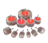 Roues à Lamelles 10PC/5pc/2 pièces roues de polissage à lamelles 60-320 grain disque ponçage obturateur roue Abrasive for perceuse tige 6MM(80,10pc 20x6mm)