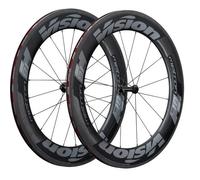 Vision Metron 81 Sl Tubeless Road Wheel Set Noir 9 x 100 / 9 x 130 mm / Shimano/Sram HG Black