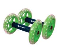 Schildkröt Set Dual Roller, 2 Roues Abdominales, Nouvelle Version avec Roulement à Boules, Entraîneur Abdominal