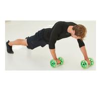 Roues abdominales Dual Core Wheels, noir/vert