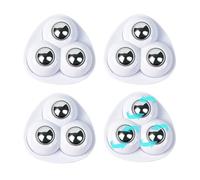 Roues adhésives : mini roulette rotative, rouleau sans perçage, poulie de type pâte, support robuste, base coulissante pour appareils électroménagers | Conçu pour une manipulation mobile fluide qui