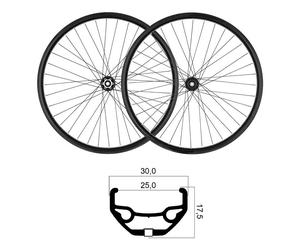 Roues ANT29 POST27,5 X 25MM MTB Tubeless Shimano 10/11/12V (Paire) 305592340 MV