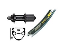 Roues Arrière Complète 28 700C Exal XR1 Moyeu TIAGRA 10/11V Démontage Rapide 21