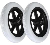 Roues Arrière De 12 Pouces For Fauteuil Roulant Électrique, Roue De Rechange En PU Solide Et Non Gonflable For Déambulateur(Gray)