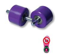 Roues arrière de rechange pour baskets à roues automatiques. 2 roues violettes