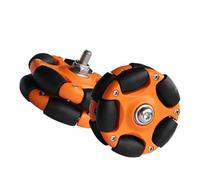 Roues arrière de rechange pour vélo pliable de 5,8 cm avec roulement en alliage d'aluminium, accessoires de sports de plein air, orange