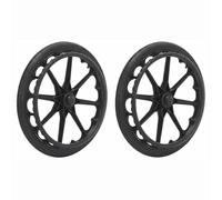 Roues arrière de remplacement for fauteuil roulant 20 pouces, pneus en polyuréthane solide 20x1 3/8, roulements de 12 mm, assemblage de moyeu ABS léger