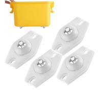 Roues auto-adhésives, roulettes adhésives | Roulettes adhésives à forte capacité de charge, roues pivotantes - Poulies pivotantes collantes sans poinçon, rouleaux à roulement à billes pour Pots de fle