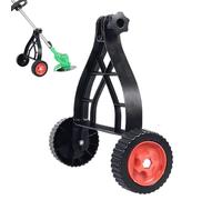 Roues Auxiliaires De Tondeuse À Gazon, Roues De Support De Coupe Bordure, Roues De Coupe De Coupe Herbes En Métal, Roues De Support De Coupe-herbes À Pousser Derrière Les Mauvaises Herbes