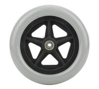 Roues avant de fauteuil roulant, roulette avant de 7 pouces, roues en caoutchouc antidérapantes désactivées, remplacement de roue pour fauteuils roulants, déambulateurs, marcheurs