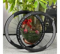 Roues Avant Et Arrière 700C Freins C/V Jeu De Roues Pour Vélos De Route Hauteur 30/40/50 Mm Jantes En Alliage D'aluminium Moyeux À Serrage Rapide Pour Cassette 7-12 Vitesses 16/21H,Rouge,40mm