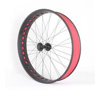 Roues Avant et arrière de vélo de Neige 26 * 4.0/4.9'' en Alliage d'aluminium pour Cassette, Roue Libre 7-12 Vitesses, Blocage Rapide, Frein à Disque 135/190 mm, moyeu 36 Trous (No