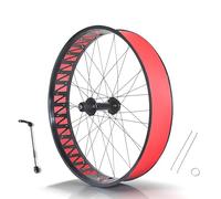 Roues avant et arrière de vélo Fat Tire 26 pouces x 4,0/4,9 pouces, freins à disque, roues de vélo de neige à dégagement rapide, moyeux 36H 135 mm/190 mm, roues de vélo de plage pour cassette 7 à 12 v