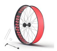 Roues avant et arrière de vélo Fat Tire 26 pouces x 4,0/4,9 pouces, freins à disque, roues de vélo de neige à dégagement rapide, moyeux 36H 135 mm/190 mm, roues de vélo de plage pour cassette 7 à 12 v