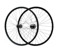 Roues Avant Et Arrière De VTT 27,5" 29" Frein À Disque Jante À Double Couche Axe Traversant Boost Trail/AM/DH Paire De Roues À Pneu, Cassette 7-12 Vitesses, 360 Clics(27.5"-Black,F100 R142)