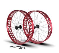 Roues Avant et arrière pour vélo de Neige, 26 Pouces x 4,0/4,9 Pouces, pour vélos de Plage Fat, Jantes en Alliage d'aluminium, moyeu à Cassette 36 Trous, Frein à Disque, Blocage ra