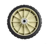 Roues avant ou arrière de rechange en caoutchouc de 17,8 cm, 20,3 cm, 25,4 cm pour tondeuses autopropulsées et autopropulsées, pièces de rechange durables noires pour l'entretien de la tondeuse à
