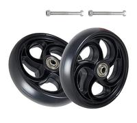 Roues Avant Pour Fauteuil Roulant, Remplacement De Roue Pour Déambulateurs, 1 Paire Roulette Avant Noir, 5/6/8 Pouces, Économie De Main-d'œuvre Et Sécurité, Chariot Roulettes Accessoires