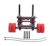 Roues Avant Relevables à Ressort pour TRAXXAS XMAXX 15 Pièces de Rechange Haute Précision Compatible Camions ToutTerrain RC (Rouge)