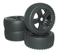Roues complètes Spike pour Buggy Reely D08B03NRSBA1 5 rayons noir 1:8 4 pc(s)