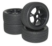 Roues complètes Street pour Buggy Reely MV0931BB2 5 rayons noir 1:8 4 pc(s)