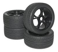 Roues complètes Street pour Buggy Reely MV0931BB2 5 rayons noir 1:8 4 pc(s)