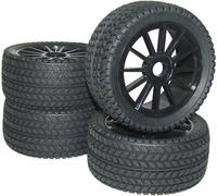 Roues complètes Street pour Buggy Reely RA093SBA1 12 rayons noir 1:8 4 pc(s)