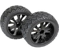 Roues complètes Tarmac forward pour Buggy Absima 2500013 5 rayons noir 1:10 1 paire(s)