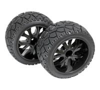 Roues complètes Tarmac forward pour Buggy Absima 2500014 5 rayons noir 1:10 1