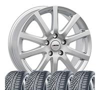 Roues complètes Winterroues Winterroues complètes Skandic 7x17 ET37 4x100 compatible avec Toyota Yaris Corolla