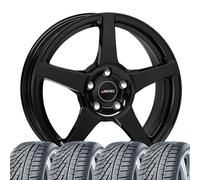 Roues complètes Winterroues Winterroues complètes Valea 7x17 ET35 5x114,3 compatible avec Toyota C-HR