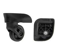 Roues de bagages, roue en plastique pivotante à 360 degrés, roues valise, réparation, remplacement des
