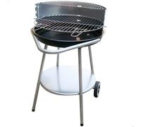 Barbecue au charbon de bois - AKTIVE - 51 x 82 x 51 cm - Noir - Piezo électrique - Sur chariot