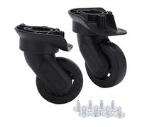 Roues de boîtier à Bagages Remplacement des Roues pivotantes Roues de roulement élevé Durable pour la réparation de Valise Maintenance PP Péd Plastique 4,5 cm de diamètre 7,5 cm