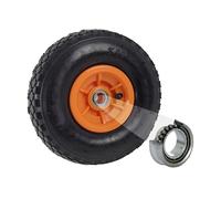 Roues de Brouettes à Air Rechange 3.00-4 260x85 MM Billes 4PR Poussette Camion