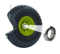 Roues de Brouettes Anti-crevaison Rechange 260x85 MM 3.00-4 PU Sac à Roulettes