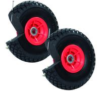 Roues de Brouettes Résistant à la Perforation 260x85 MM 3.00-4 PU Sac à