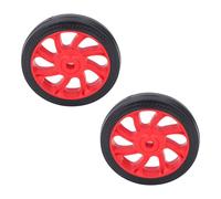 Roues de Compresseur d'Air 6 ", Pièces de Remplacement du Compresseur d'Air 2pcs avec 0,5" diamètre. Trou Universal Air Compressor Roues Remplacement, pour une mobilité Facile
