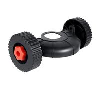 Roues de débroussailleuse réglables - Accessoires de tondeuse à gazon pour cour, jardin, terrasse, allées et pelouses