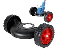 Roues de débroussailleuse, roues de support réglables pour coupe-bordures, accessoires pour tondeuse à gazon d'extérieur pour jardin, patio et pelouse