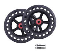 Roues de Fauteuil Roulant 6/8/12 Pouces, 5/16" (8 mm) Solide Roues de Rechange pour Fauteuil Roulant électrique, 1/2"(12mm) Anti Crevaison Roue de Remplacement(8in)