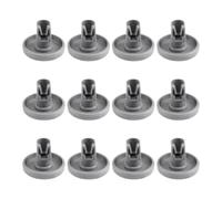 Roues de lave-vaisselle 12 pièces, roues de panier inférieur, compatibles avec AEG, compatibles avec Electrolux,