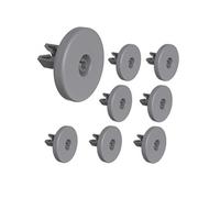 Roues de lave-vaisselle universelles pour panier inférieur [Lot 8] Pièces de rechange compatible avec AEG Candy Electrolux Faure Ikea