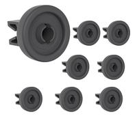 Roues de lave-vaisselle universelles pour panier supérieur [Lot 8] Pièces de rechange compatible avec AEG Candy Electrolux Faure Ikea Phonillico®