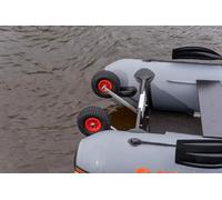 Roues de mise à l'eau, roues de bateau, bateau pneumatique, pliable, roues arrière, roues de transport